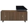 CoasterEveryday 801861 Maddox - L-Shape Office Computer Desk - Black