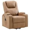 Coaster Fine Furniture 609476P Armstrong - Upholstered Power Lift Massage Recliner - Camel