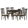 Coaster Fine Furniture 100770-S7 Gabriel - 7 Piece Extension Leaf Dining Table Set - Cappuccino