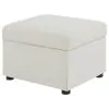 Coaster Fine Furniture 904134 Winter - Upholstered Hydraulic Lift Top Storage Ottoman - Beige