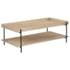 Coaster Fine Furniture 710308-S3 Fallon - 3 Piece Rectangular Coffee And End Table Set - Natural