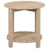 Coaster Fine Furniture 710288-S2 Fowler - 2 Piece Round Coffee And End Table Set - Natural
