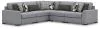 Benchcraft® 61305S6 Benchcraft® 61305S6 Bealton - 5-Piece Sectional - Salt And Pepper