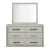 Liberty Furniture 522-BR-DM Modern Play - Dresser & Mirror - Natural White