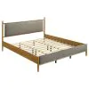 Coaster Fine Furniture 315914KEB2 Mason - King Side Rails & Slats, Box 2 of 2 - Gray And Light Brown