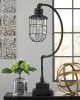 Ashley Furniture L734232 Jae - Metal Desk Lamp  - Antique Black