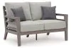 Ashley Furniture P564-835 Hillside Barn - Loveseat W/Cushion - Gray / Brown