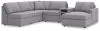 Ashley Furniture 92104S25 Ashley Furniture 92104S25 Modmax - 6-Piece Sectional With Raf Corner Chaise And Audio System Console - Granite