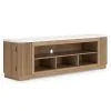 Ashley Furniture W808-68 Camdill - XL TV Stand With Fireplace Option - Light Brown