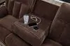 Ashley Furniture PC2140699 Free Wake - Reclining Power Sofa With Drop Down Table - Chocolate