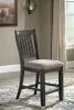 Ashley Furniture D736/32/124(6)/76(2) Ashley Furniture D736/32/124(6)/76(2) Tyler Creek - 9 Pc. - Counter Table, 6 Barstools, 2 Cabinets - Dark Gray