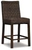 Ashley Furniture P750-130 Paradise Trail - Barstool (Set of 2) - Medium Brown