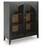 Ashley Furniture A4000702 Armenleigh - Bar Cabinet - Black / Brown