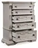 Ashley Furniture PCB948-46 Bruchandi - Five Drawer Chest - Antique White