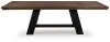Ashley Furniture PCD824D11 Greddinton - Dining Extension Table - Brown / Black