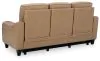 Ashley Furniture U6600015 Mosswell - Power Reclining Sofa With Adj Headrest - Toffee