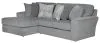 Jackson Furniture Industries 2477/75/42-28 Jackson Furniture Industries 2477/75/42-28 Glacier - 2 Piece Sofa Chaise (RSF Loveseat / LSF Chaise) - Shark