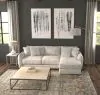 Jackson Furniture Industries 2306/63/76-01 Jackson Furniture Industries 2306/63/76-01 Bucktown - 2 Piece Sofa / RSF Chaise With Extra Thick Cuddler Seat Cushions - Parchment