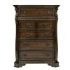 Liberty Furniture 575-BR-KCSDMCN Liberty Furniture 575-BR-KCSDMCN Arbor Place - 5 Piece Bedroom Set (California King Sleigh Bed, Dresser & Mirror, Chest, Nightstand) - Brownstone