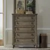 Liberty Furniture 615-BR41 Americana Farmhouse - 5 Drawer Chest - Dusty Taupe