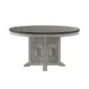Liberty Furniture 237-DR-PED River Place - Pedestal Table - Riverstone White & Tobacco