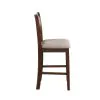New Classic D1701-42S-CHY New Classic D1701-42S-CHY Gia - 3 Piece Dining Set (Counter Drop Leaf Table & 2 Chairs) Fabric - Cherry