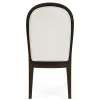 Riverside Furniture 27157 Lydia - Curved Upholstered Side Chair (Set of 2) - White