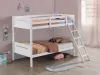 CoasterEveryday 405051WHT Littleton - Wood Twin Over Twin Bunk Bed - White