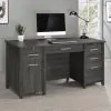 CoasterEssence 801576 Dylan - 4-Drawer Lift Top Office Desk - Weathered Gray