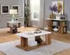 Furniture of America FOA4496C Majken - Coffee Table - White / Natural Tone