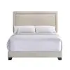 Intercon UB-BR-ZONFUL-FOG-C Zion - Upholstered Full Bed - Fog