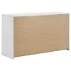 Coaster Fine Furniture 223093 Ines - 6-Drawer Bedroom Dresser Cabinet - White High Gloss