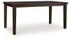 Ashley Furniture D596-32 Ashley Furniture D596-32 Haddigan - Dining Room Counter Height Butterfly Extension Table - Dark Brown