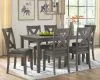 Ashley Furniture D388-425 Caitbrook - RECT DRM Table Set (Set of 7) - Gray