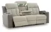 Ashley Furniture PC6320415 WhipLash - Power Reclining Sofa With Adj Headrest - Sisal