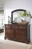 Ashley Furniture B697/31/36/57/54/96 Ashley Furniture B697/31/36/57/54/96 Porter - 5 Pc. - Dresser, Mirror, Queen Panel Bed - Rustic Brown