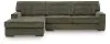 Ashley Furniture PC61702S1 Caspian-Town - 2-Piece Sectional With LAF Corner Chaise - Olive