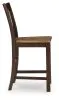 Ashley Furniture PCD651-124 Rylandeen - Barstool (Set of 2) - Light Brown / Dark Brown