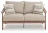 Ashley Furniture PCP428-835 Harmony Headlands - Loveseat With Cushion - Natural / Gray