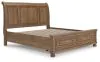 Ashley Furniture PCB779B8 Ashley Furniture PCB779B8 Feddinger - King Storage Sleigh Bed - Medium Brown