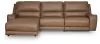 Ashley Furniture PCU62606S23 Ashley Furniture PCU62606S23 DeepWakes - 3-Piece Power Reclining Sofa With LAF Press Back Power Chaise - Caramel