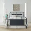 Liberty Furniture 179-BR15HFR-N Liberty Furniture 179-BR15HFR-N Vintage Series - King Metal Bed - Navy