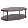 Liberty Furniture 960-OT-O3PCS Modern View - 3 Piece Table Set (1 Oval Cocktail Table 2 End Tables) - Gauntlet Gray