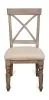 Riverside Furniture 21358 Aberdeen - X - Back Upholstered Side Chair (Set of 2) - Weathered Driftwood