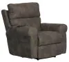 Jackson Furniture Industries 630107-1301/28-1302/28 Tranquility - Power Headrest Power Lay Flat Reclining With CR3 Heat / Massage / Lumbar - Pewter
