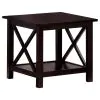 CoasterEssence 5909 Rachelle - 3 Piece Rectangular Coffee Table Set - Deep Merlot