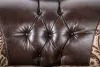 Furniture of America SM6416-LV Quirino - Loveseat - Light Brown / Dark Brown