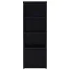 Coaster Fine Furniture 706224 Winfield - 3-Sheld Media Tower Entertainment Pier - Black