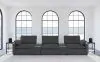 Coaster Fine Furniture 609531PT Collins - 5 Piece Power Reclining Home Theater Seating - Dark Gray