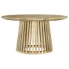 Coaster Fine Furniture 710608-S3 Touhy - 3 Piece Round Coffee And End Table Set - Natural Mango